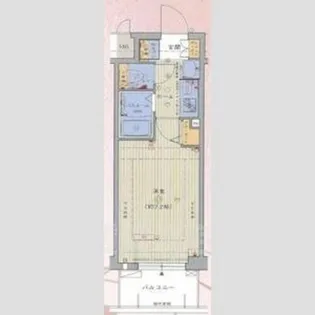 エステムプラザ京都烏丸五条【2階】の間取り