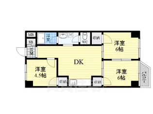 SAMURAIマンション【4階】の間取り