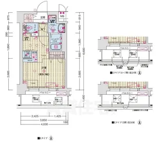 Asclaire京都西院【2階】の間取り