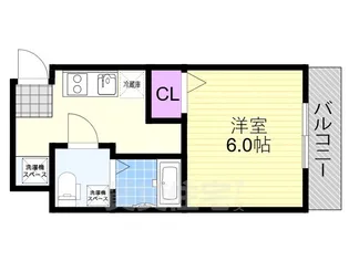 大阪府大阪市淀川区新北野3丁目【マンション】の間取り