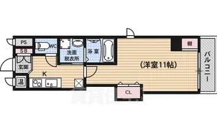 エベンエゼル三条【3階】の間取り