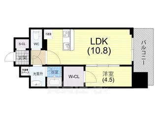 兵庫県神戸市中央区栄町通7丁目【マンション】の間取り