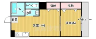 サニープレイス塚本【2階】の間取り