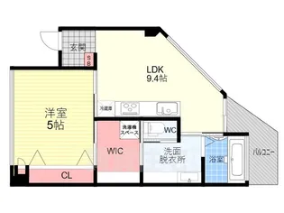 「シャリマー西大路」【6階】の間取り