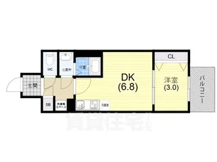 兵庫県神戸市中央区栄町通7丁目【マンション】の間取り