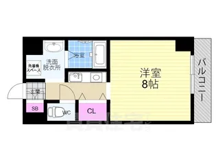 河原町ビル【9階】の間取り