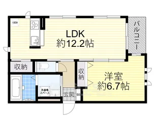 大阪府和泉市府中町【アパート】の間取り