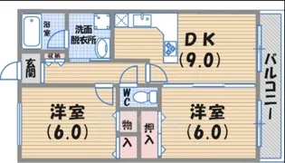 グランエスポワール上ヶ原【2階】の間取り