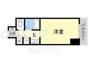 1Kの間取り画像