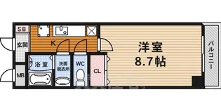 リノ若宮【1階】の間取り