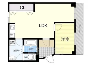 東須磨プラザ【4階】の間取り