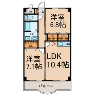 サンアベニュー尾頭橋【3階】の間取り