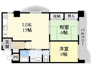 アネックス高畑【3階】の間取り