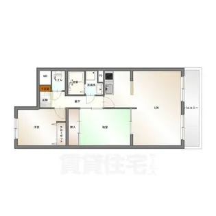 メゾン浪打【4階】の間取り