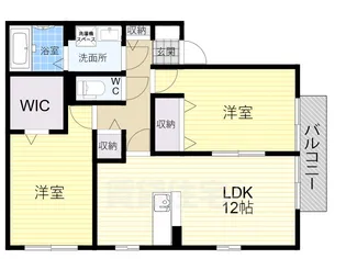 奈良県奈良市千代ヶ丘3丁目【アパート】の間取り