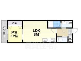奈良県大和郡山市小泉町【アパート】の間取り
