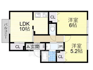 アスカハイツ【2階】の間取り