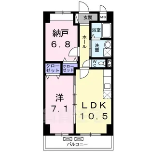 コスモ【3階】の間取り