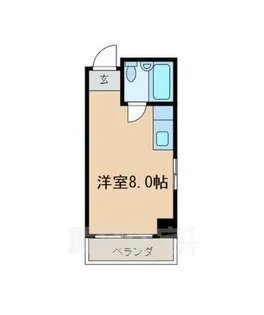 フォンティーヌ729【6階】の間取り