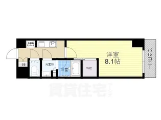 ザ・パークハビオ塚本【11階】の間取り