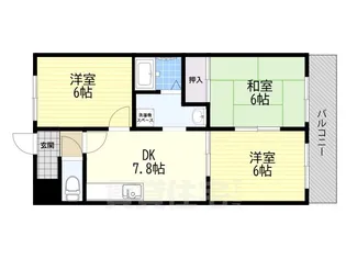 セフティーフジ【2階】の間取り