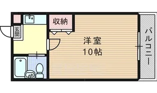 ベルメゾンアルヴェ【202号室】の間取り