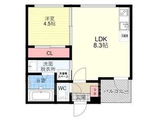 S&L花園【1階】の間取り