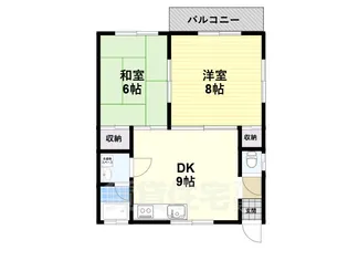 ハイツ沢【1階】の間取り