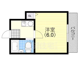 1Kの間取り画像