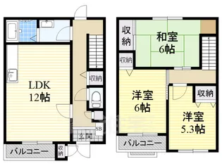 3LDKの間取り画像