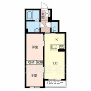 大阪府和泉市太町【アパート】の間取り