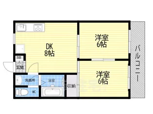 ジュネサンライズ【1階】の間取り