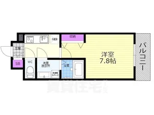 エスリード京都梅小路アヴェニテ【3階】の間取り
