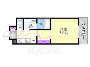 エスリード京都梅小路アヴェニテ【6階】の間取り