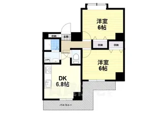 イスズベル大和高田【3階】の間取り