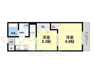 2Kの間取り画像