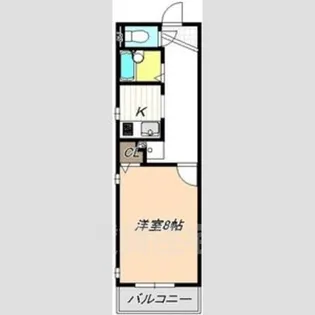 1Kの間取り画像
