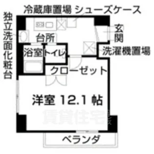 アネックス西陣【4階】の間取り