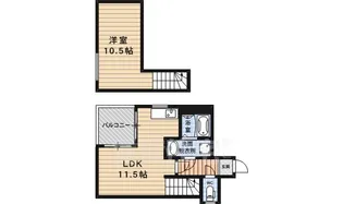アルカス今出川【2階】の間取り
