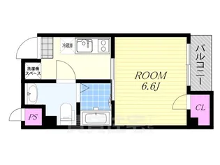 大阪府大阪市旭区新森3丁目【マンション】の間取り