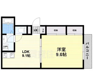 大阪府大阪市都島区東野田町4丁目【アパート】の間取り