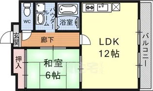 メゾンドシプレ【1階】の間取り