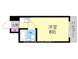 アルバドール山双【4階】の間取り