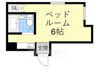 大和コーポ姫里【3階】の間取り