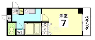 デプレ北野【4階】の間取り