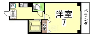 サンライズ渕田【3階】の間取り