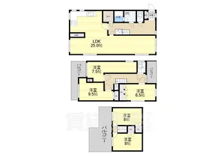 ハイツエルソール【1階】の間取り