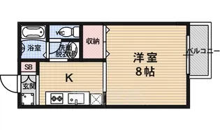 リブレ常盤【1階】の間取り