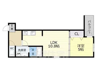 大阪府大阪市平野区平野上町2丁目【アパート】の間取り