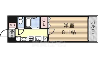 ルラシオン阿由知通【6階】の間取り